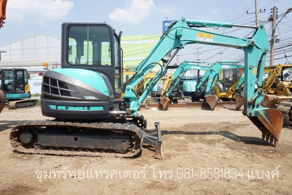 ขายรถแบคโฮ KOBELCO SK40SR-3 ตู้เก๋ง รุ่นใหม่ไว รถสวยพร้อมใช้งาน 081-8581834 แบงค์