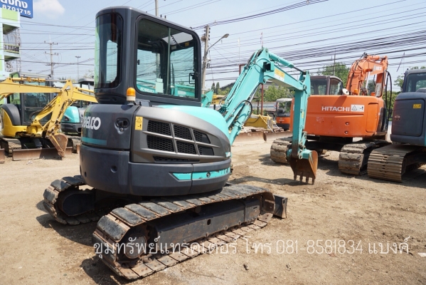 ขายรถแบคโฮ KOBELCO SK40SR-3 ตู้เก๋ง รุ่นใหม่ไว รถสวยพร้อมใช้งาน 081-8581834 แบงค์