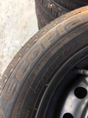 ยางถอดป้ายแดง BRIDGESTONE ECOPIA EP150 175/65-15 ปี19 ราคาชุดละ 5,900 บาท ยางถอดป้ายแดง BRIDGESTONE ECOPIA EP150 175/65-15 ปี19 ราคาชุดละ 5,900 บาท