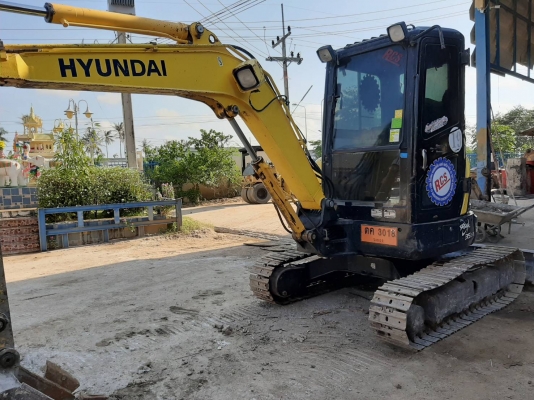 ขายรถแบคโฮ HYUNDAI 35Zสวยเดิมๆเอกสารทะเบียน