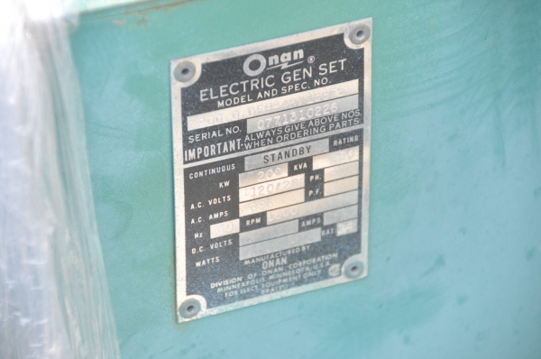 ขาย เครื่องปั่นไฟ generator Cumim Onan 250 kw ขาย เครื่องปั่นไฟ generator Cumim Onan 250 kw