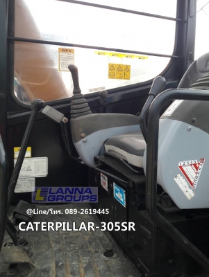 ขายรถขุดCATERPILLAR-305SR เครื่องยนต์มิตซูบิชิ-K4N จำนวน 4 สูบ ,คอนโทรลน้ำมัน , ปั๊มนิ้ว , แทรคเหล็ก