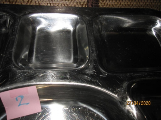 (เหมารวม 2 ใบ 235 บาท) ถาดหลุมทรงเหลี่ยม STAINLESS ตราหัวม้าลายแท้ (เหมารวม 2 ใบ 235 บาท) ถาดหลุมทรงเหลี่ยม STAINLESS ตราหัวม้าลายแท้