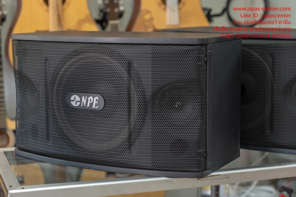 ตู้ลำโพงคาราโอเกะ 10 นิ้ว 150 วัตต์ NPE รุ่น K-450 2 ตู้ สภาพใหม่ พร้อมใช้งาน ตู้ลำโพงคาราโอเกะ 10 นิ้ว 150 วัตต์ NPE รุ่น K-450 2 ตู้ สภาพใหม่ พร้อมใช้งาน