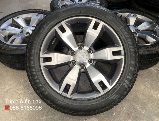 ล้อแม็ก Ford Everest ขอบ 20 แถมยาง 265-50-20 Goodyear ปลายปี 17 ล้อแม็ก Ford Everest ขอบ 20 แถมยาง 265-50-20 Goodyear ปลายปี 17