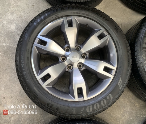 ล้อแม็ก Ford Everest ขอบ 20 แถมยาง 265-50-20 Goodyear ปลายปี 17 ล้อแม็ก Ford Everest ขอบ 20 แถมยาง 265-50-20 Goodyear ปลายปี 17