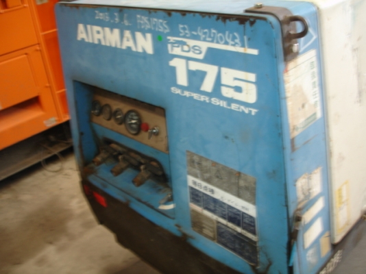 ปั้มลมมือสองนำเข้าจากญี่ปุ่น AIRMAN PDS175S สภาพสวย ราคาถูกครับ