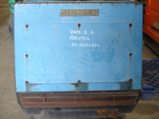 ปั้มลมมือสองนำเข้าจากญี่ปุ่น AIRMAN PDS175S สภาพสวย ราคาถูกครับ