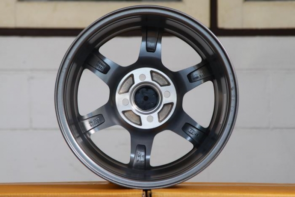 ล้อใหม่TE37 ขอบ15 4รู100 กว้าง7 ออฟ38 สีเทากัลเงา "ราคาถูกกว่าที่อื่นแน่นอน" ราคานี้ซื้อทำไมมือ2