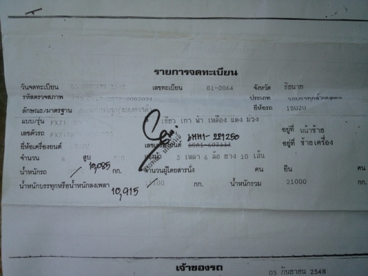 ขาย 10 ล้อดั้มเครื่อง210 เกียอีตั้น 1 คัน