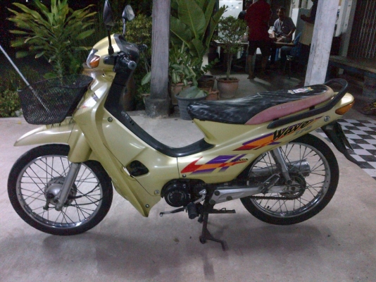 ขาย!เวฟ110 ปี44 รถเครื่องเดิม เครื่องดี พร้อมใช้ ทะเบียน+เอกสารโอน ภาษีไม่หมด