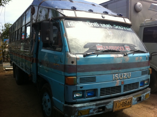 ขายรถบรรทุก 6 ล้อ อีซูซุ NPR เครื่อง 4HF 135 แรงม้า กระบะโดยสาร เครื่องดี คัสซีสวย ทะเบียนพร้อมโอน