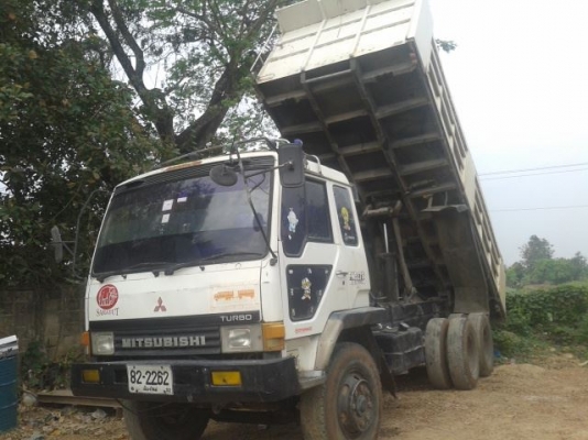 ขายสิบล้อ MITSUBISHI FUSO TURBO TF 74XX  มีระบบลากพ่วง