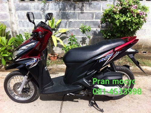 ขายHONDA CLICKสีดำเเดงปี2555