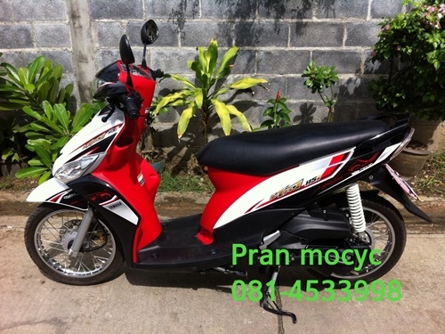 ขายyamaha mio 115 iสีขาวดำเเดง ปี2555