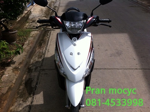 ขายyamaha mio 115 iสีขาวดำเเดง ปี2555