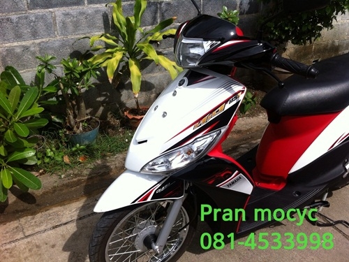 ขายyamaha mio 115 iสีขาวดำเเดง ปี2555