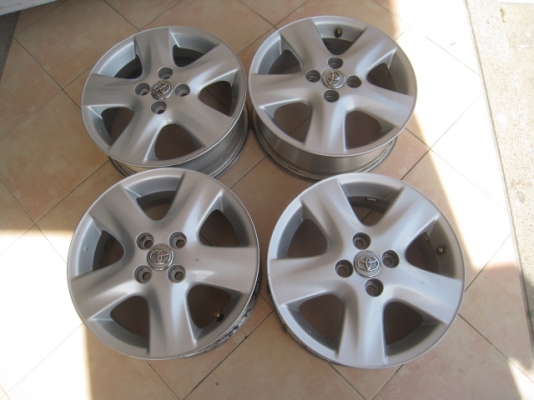 ขายล้อแม็ก Toyota vios 15"x5.5" et 45 4รู 100   (081-3747940)