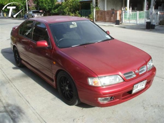 ขาย NISSAN PRIMERA ปี97 สีแดง เกียร์ออโต้ ติดแก๊ส แต่งสวย 95000