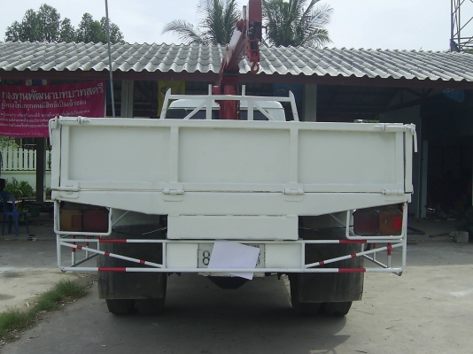 ขายด่วน รถบรรทุก 6 ล้อ HINO ติดเครน ยูนิค 3 ตัน