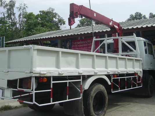 ขายด่วน รถบรรทุก 6 ล้อ HINO ติดเครน ยูนิค 3 ตัน