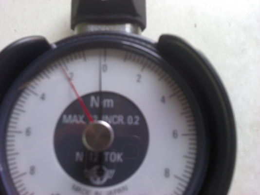 ประแจวัดแรงบิด เป็นของใหม่เก่าเก็บ มีขีดแสดงค่าที่บิดให้ดู ญี่ปุ่นแท้