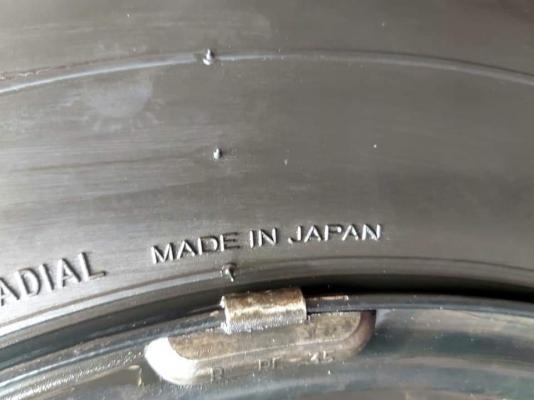 ล้อกะทะเดิมรถตู้ Toyota Comuter ขอบ 15 พร้อมยางเดิม bridgestone RD-613 steel  195R15 ผลิตปลายปี 18(ลงพื้น 19) ทั้งชุด 4,900 เทิร์นได้ใส่ฟรี รับบัตร ส่งทั่วไทย