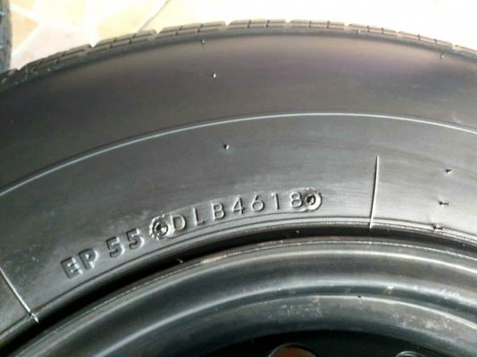 ล้อกะทะเดิมรถตู้ Toyota Comuter ขอบ 15 พร้อมยางเดิม bridgestone RD-613 steel  195R15 ผลิตปลายปี 18(ลงพื้น 19) ทั้งชุด 4,900 เทิร์นได้ใส่ฟรี รับบัตร ส่งทั่วไทย