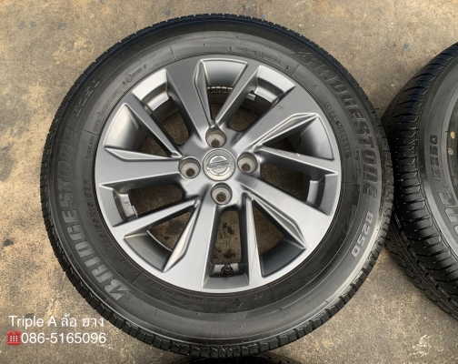 ล้อแม็ก Nissan Almera Sportech ขอบ 15 พร้อมยาง 185-65-15 Bridgestone ปี 18