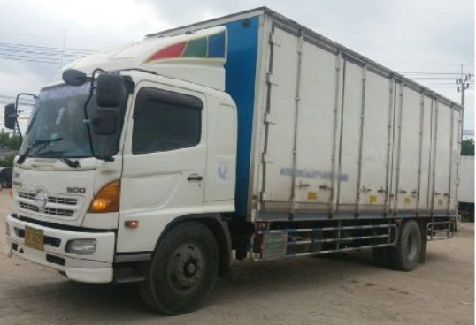 ขาย 6 ล้อตู้ทึบ Hino 212 แรงม้า ปี 54 ตู้ 7.5