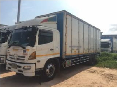 ขาย 6 ล้อตู้ทึบ Hino 212 แรงม้า ปี 54 ตู้ 7.5
