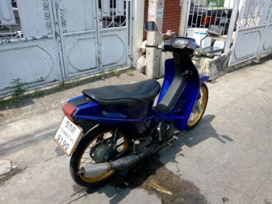 Suzuki Crystal 110cc. ล้อ Com แท้ 17-1.4 ภาษี 2563 ชุดโอนครบ ขายตามสภาพ ใช้งานปกติ ดูรถปิ่นเกล้า