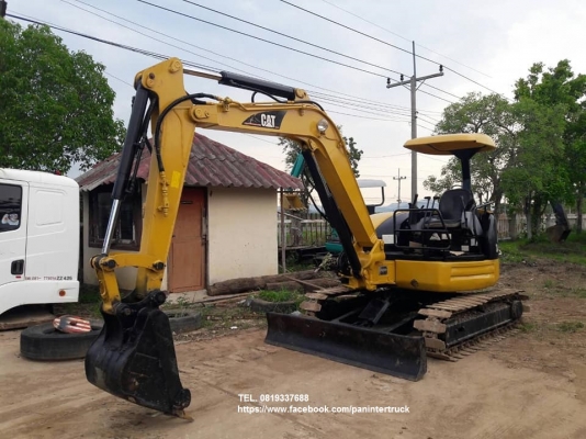 SALE ราคาถูกใจ !! รถขุด CATERPILLAR 304CR คอนโทรลน้ำมัน ปั๊มนิ้ว มีลายไปป์ปิ้ง(ลายหัวกระแทก) ปรับสภา