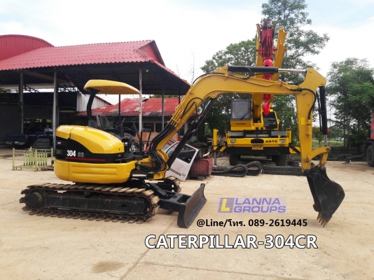 ขายรถขุดCATERPILLAR-304CR เครื่องยนต์Mitsubishi-S4L จำนวน 4 สูบ, คอนโทรลน้ำมัน,ปั๊มนิ้ว, มีลายเจาะ, 