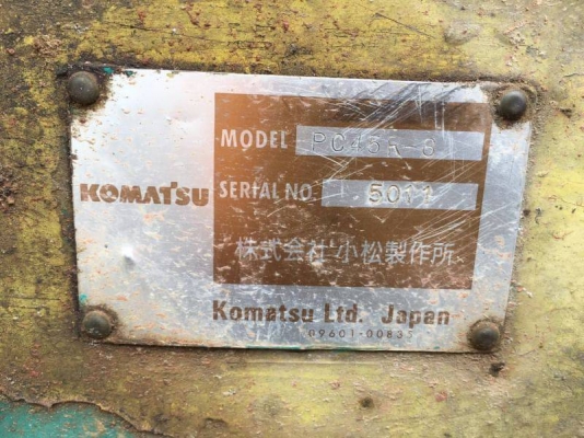 KOMATSU PC45R-8 สภาพใช้งานได้