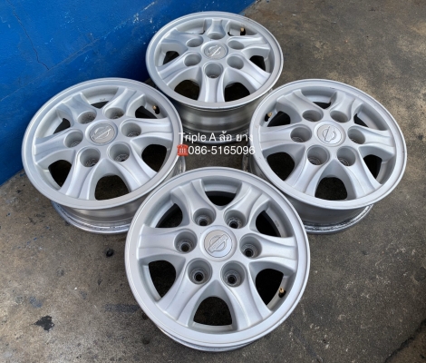 ล้อแม็ก 6รู139 นิสสัน ฟอร์นเทียร์ ขอบ14 สภาพดี ล้อแม็ก 6รู139 นิสสัน ฟอร์นเทียร์ ขอบ14 สภาพดี