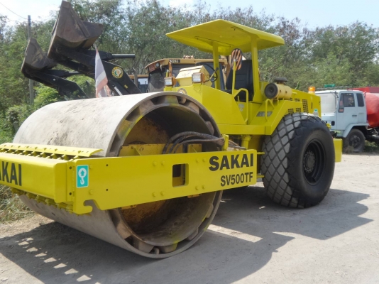 ⭐⭐⭐รถบดสั่นเสทือน2เปลือก2เพลาSakai SV500TF เครื่องIsuzu เอกสารเล่มทะเบียน