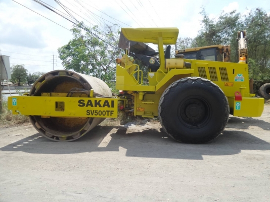⭐⭐⭐รถบดสั่นเสทือน2เปลือก2เพลาSakai SV500TF เครื่องIsuzu เอกสารเล่มทะเบียน