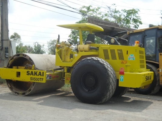 ⭐⭐⭐รถบดสั่นเสทือน2เปลือก2เพลาSakai SV500TF เครื่องIsuzu เอกสารเล่มทะเบียน