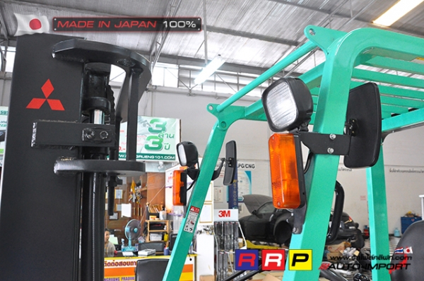ขายรถโฟล์คลิฟท์มือสอง MITSUBISHI รุ่น FGE10T-F34-60132 นำเข้าจากประเทศญี่ปุ่น 100\% ไม่เคยใช้งานในไทย