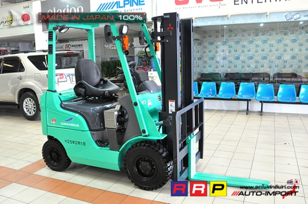 ขายรถโฟล์คลิฟท์มือสอง MITSUBISHI รุ่น FGE10T-F34-60132 นำเข้าจากประเทศญี่ปุ่น 100\% ไม่เคยใช้งานในไทย