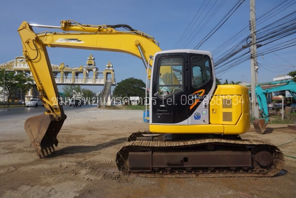 ขายรถแบคโฮ Sumitomo SH125X-3 รุ่นใหม่ เครื่องไดเรก โทร 081-8581834 แบงค์/เจ้าของขายเอง