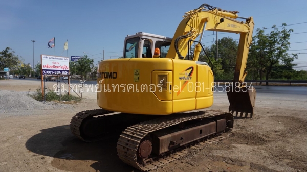 ขายรถแบคโฮ Sumitomo SH125X-3 รุ่นใหม่ เครื่องไดเรก โทร 081-8581834 แบงค์/เจ้าของขายเอง