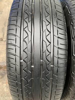 ล้อแม็ก Toyota Vios รุ่น 12 ก้าน ขอบ 15 สีรมดำ พร้อมยาง 185-60-15 Maxxis ปี 17 สภาพสวย