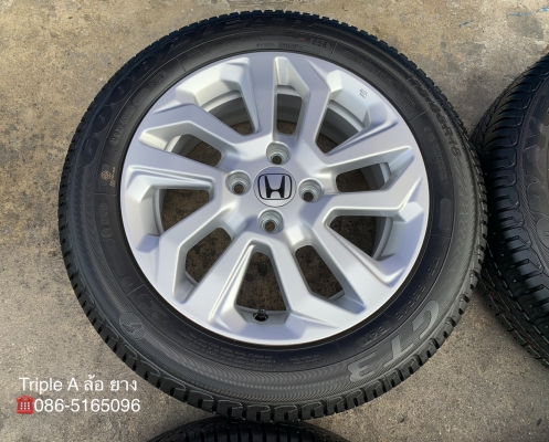 ล้อแม็กป้ายแดง Honda New Jazz ตัวรองท็อป ขอบ 15 พร้อมยางป้ายแดง 175-65-15 GoodYear สวยกริ๊บ ล้อแม็กป้ายแดง Honda New Jazz ตัวรองท็อป ขอบ 15 พร้อมยางป้ายแดง 175-65-15 GoodYear สวยกริ๊บ