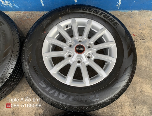 ล้อแม็กป้ายแดง ISUZU D-Max 2020 รุ่นใหม่ล่าสุด ขอบ 16 พร้อมยางน้องๆป้ายแดง 215-70-16 Bridgestone สวยๆ