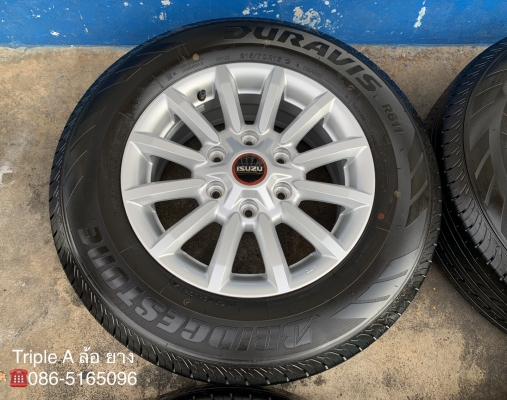 ล้อแม็กป้ายแดง ISUZU D-Max 2020 รุ่นใหม่ล่าสุด ขอบ 16 พร้อมยางน้องๆป้ายแดง 215-70-16 Bridgestone สวยๆ