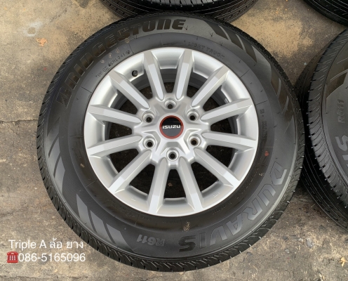 ล้อแม็กป้ายแดง ISUZU D-Max 2020 รุ่นใหม่ล่าสุด ขอบ 16 พร้อมยางน้องๆป้ายแดง 215-70-16 Bridgestone สวยๆ