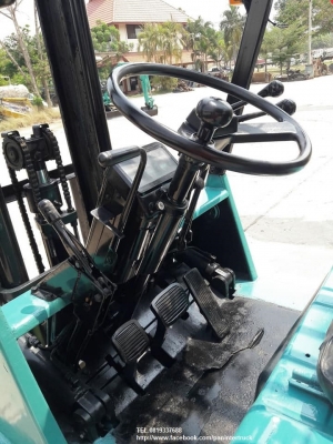 SALE ราคาถูกใจ !! FROM JAPAN FORKLIFT MITSUBISHI FG15 รถยก ขนาด 1.5 ตัน / เสาสูง 3 เมตร /เกียร์ออโต้