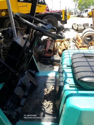 SALE ราคาถูกใจ !! FROM JAPAN FORKLIFT MITSUBISHI FG15 รถยก ขนาด 1.5 ตัน / เสาสูง 3 เมตร /เกียร์ออโต้
